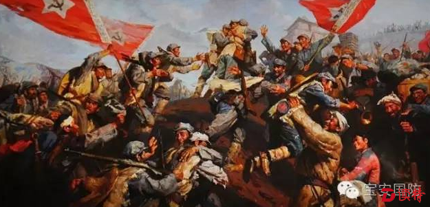 长征三大主力胜利会师（油画作品）