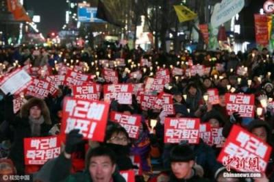 促朴槿惠下台 韩大批民众跨年夜将举行集会游行
