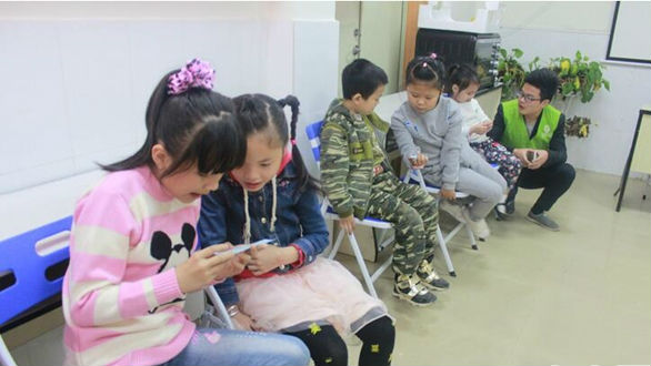 沙井社区开展劳务工子女普通话普及活动