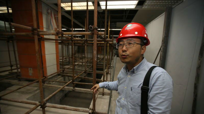 地铁1号线车公庙站扶梯改造工程竣工