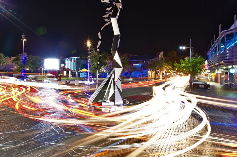 北桥夜景