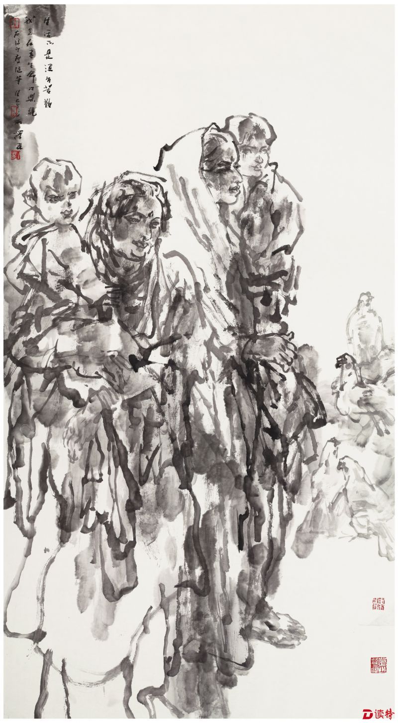 黄泽森-《回望恒河系列之三》(180X97CM) 2013年