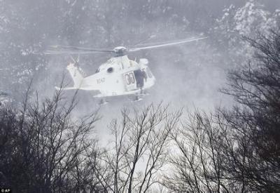 一架直升机在意大利中部山区坠毁 ６人死亡