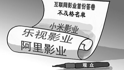 乐视缩水28亿元 互联网影业首份答卷没及格