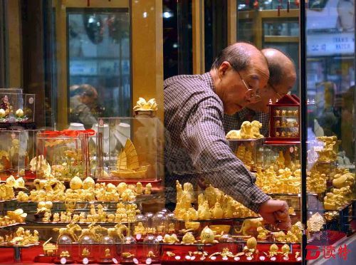 香港金价鸡年首日交易红盘高收
