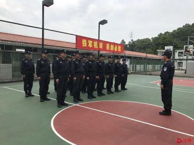 深圳福田警察“春季练兵”整装出发