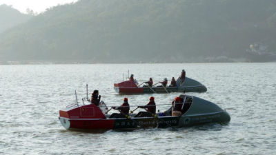 追踪汕大学子划艇到香港|深圳海域拾获海龟
