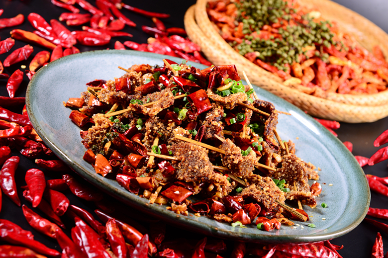 Old Sichuan Style Beef Skewers _副本