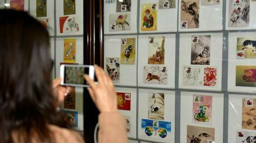 1980版“猴票”现生肖邮票展 升值速度超黄金