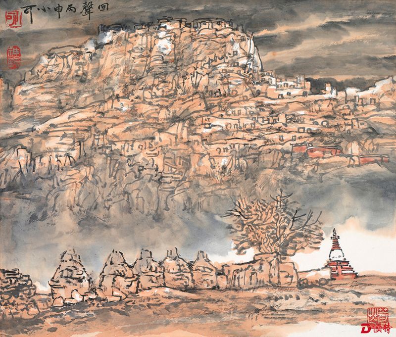 李小可《回声》 2016年 53x45cm