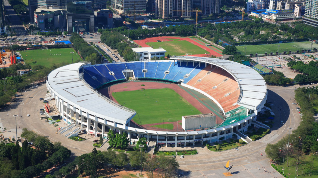 广州著名地标天河体育中心升级改造   