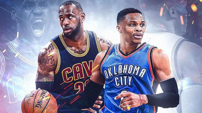 NBA2月东西部最佳出炉：詹皇威少当选