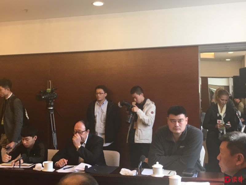 姚明委员每年都有一把特制的大椅子