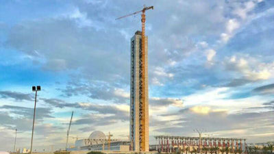 250米清真寺宣礼塔 中国造非洲第一高楼