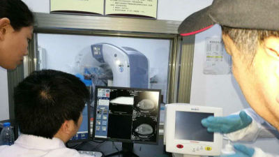 “抹香鲸宝宝”在惠州中医院照CT