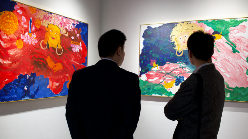 “翰墨丹青”深圳三画家联展开幕