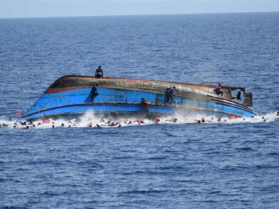 利比亚海岸再发移民船沉没事故 至少97人失踪