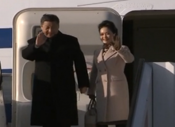 习近平抵达赫尔辛基 开始对芬兰进行国事访问