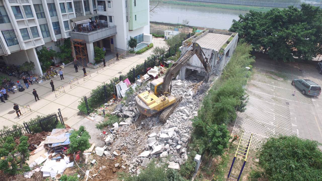 南园街道依法拆除存量违建 持续实现违建“负增长”