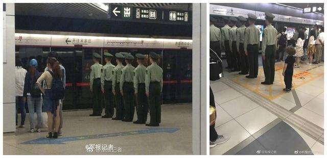排队等地铁的兵哥:没想到因为平时的一张照片红了