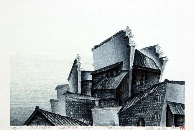 《应天齐艺术展—世纪遗痕与未来空间》在大芬美术馆开展