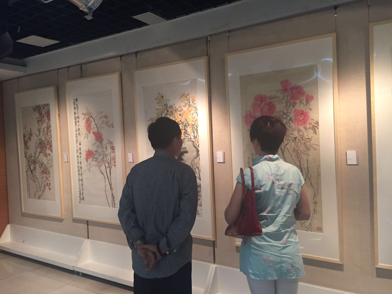 国画大师郭怡孮师生七人展在福田南园美术馆展出