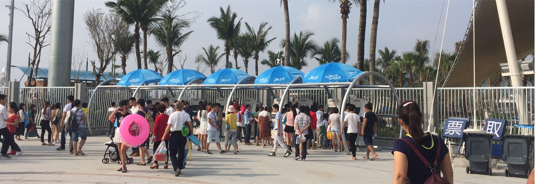 大梅沙开启预约模式 读特记者现场体验