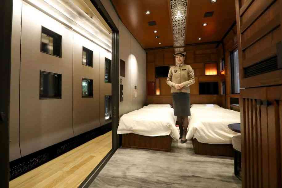 日本豪华“东方快车”：带双人床票价5万