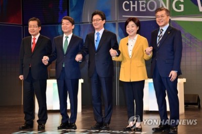 韩国总统选举进入倒计时 各候选人全力冲刺