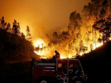 葡萄牙森林大火致62死 全国陷紧急状态