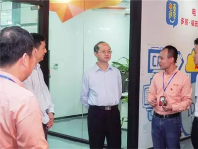深圳市委常委组织部部长郑轲莅临梅林调研指导工作