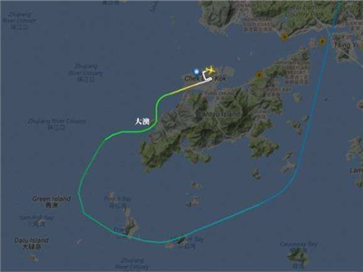 国航客机香港起飞疑险撞山头 空管人员大喊