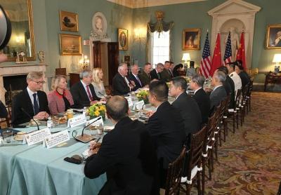 首轮中美外交安全对话在美国华盛顿举行
