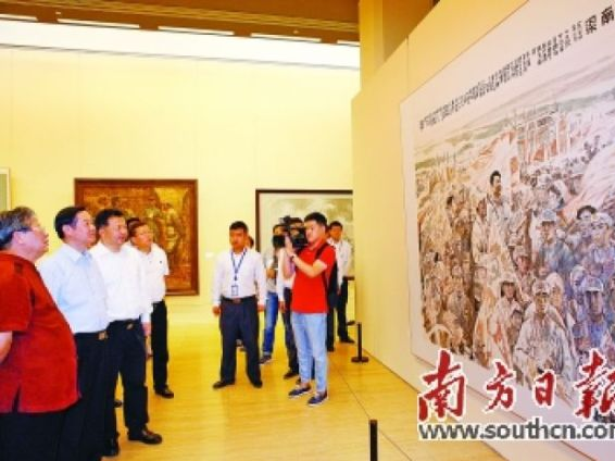 刘奇葆参观“其命惟新——广东美术百年大展”