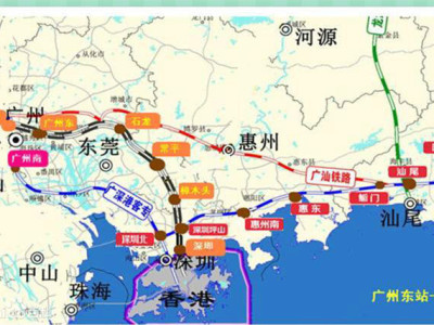广汕铁路开工建设 以后40分钟广州到汕尾！