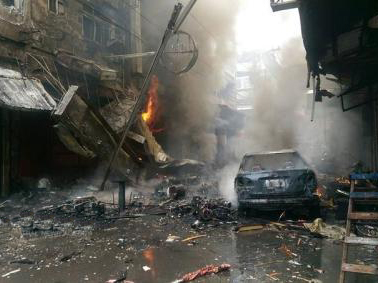 台中一餐厅发生瓦斯爆炸 14人获救送医