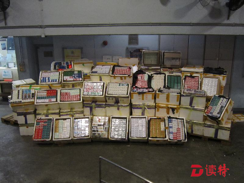 香港海关打击私烟行动检获价值330万货物 