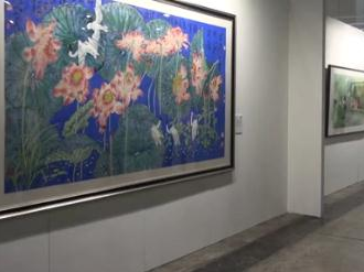 香港“全球水墨画大展”开幕 500幅佳作展示中华文化