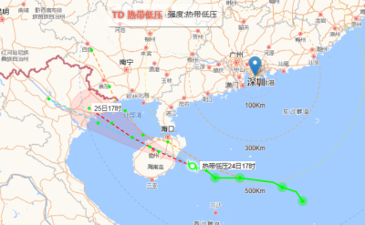 听说南海有个“小台风”？还好，对深圳无直接风雨影响