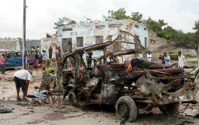 索马里首都遭汽车炸弹袭击 至少23人丧生30人伤