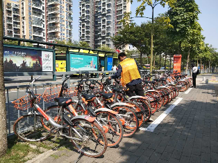 共享单车乱停放？坪山城管来帮忙