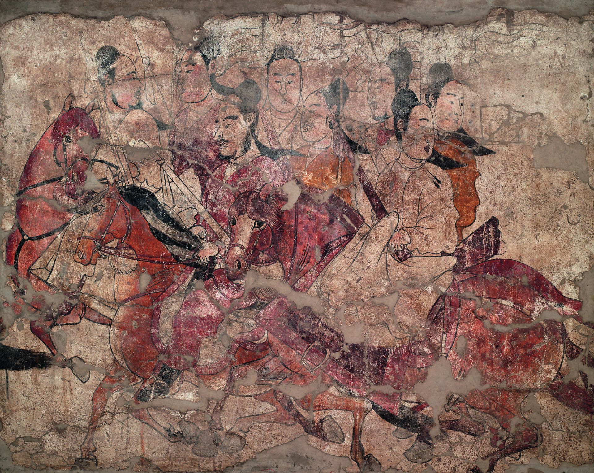 山西古代壁画来到上海 上博建墓拆门欢迎珍宝入馆