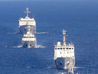 今年第27次！中国海警3舰船编队进入我钓鱼岛领海巡航
