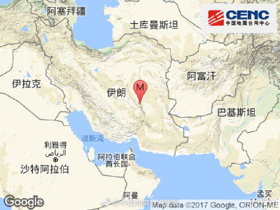 伊朗中北部附近发生6.0级地震