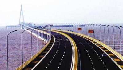 港珠澳大桥香港接线路面铺装及道路设施顺利完工