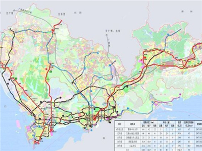 深圳轨道交通四期工程将启动建设 这5条线10日起动工