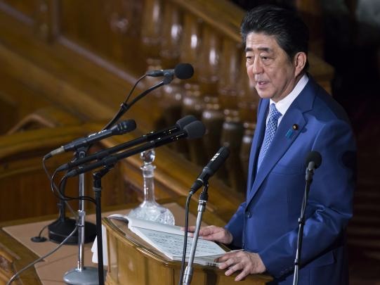 安倍晋三发表施政演说：将从大局出发 发展中日友好关系