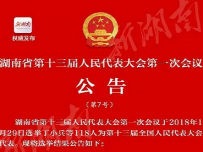 湖南选举产生118名全国人大代表，王岐山当选