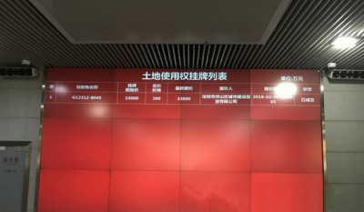 坪山会展中心用地3.3亿元出让 深圳土地市场将进入短暂停
