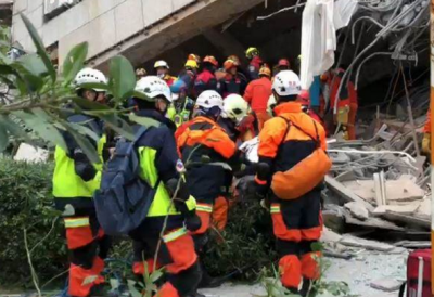 再发现2具遗体 台湾花莲地震死亡人数上升至4人